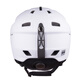 VOLOCOVER professional ski helmet, one-time molding, ventilated design, motorcycle, roller skating, safety, helmet with vents, single and double snowboard helmet for men, women and children, white, L size (56-59), choose size according to head circumference