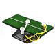 PGM Version améliorée Golf Swing Exerciser Golf Practif Golf Practif Mini importé 66 Grass sur fond blanc