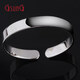 GsunG platinum PT999 men's fully solid glossy textureless opening adjustable platinum bracelet PSL040 needs to be customized priced by the gram