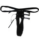
Private sexy underwear, men's sexy underwear, tied and tied thong alternative T-trousers, tied cover, C384 average size 170Jin [Jin equals 0.5 kg], black