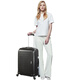 Samsonite (Smiley) CHRONOLITE imported from Europe tough and light universal wheel trolley case 40U*09003 black 28 inches