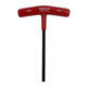 BONDHUS United States Borton T-shaped Allen Wrench T-handle Hexagonal Imported Hardware Tool T-shaped Wrench Hexagonal Edge Metric Flat Head 6mm Length 152mm (15268)