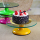 Boncool decorating turntable, thickened glass decorating table, cake display stand, plastic non-slip rotating plate, baking tools, green glass turntable