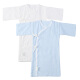 Cotton era long gauze baby clothes gift box baby clothes 59/44 (recommended 0-3 months) blue + white 2 pieces/box