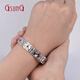 GsunG Platinum PT950 Men's Bracelet Platinum Business Car Flower Chain Shiny Customization PSL007 Need to be customized Priced by the gram, about 46g, 20cm