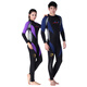 DIVE&SAIL Thickened Wetsuit, Snorkeling Full Body One-piece Wetsuit, Winter Swimming Warm One-piece Swimsuit, Jellyfish Suit Anti-scratch, 1.5 mm thick, Blue Men's XL