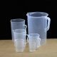 Boncool plastic measuring cup liquid graduated measuring cup baking transparent visible plastic measuring cup 1000 ml