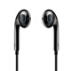 Newmine NM-LK06 semi-in-ear wired headphones, mobile phone headphones, music headphones, 3.5mm interface, suitable for computers, laptops and mobile phones, black