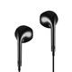 Newmine NM-LK06 semi-in-ear wired headphones, mobile phone headphones, music headphones, 3.5mm interface, suitable for computers, laptops and mobile phones, black