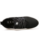 Precentor light sports casual shoes for men breathable running men's shoes outdoor low-cut mosaic fly woven shoes 1708 pure black size 42