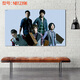 Jumengwu Mayday poster photo wallpaper and wall painting star poster peripheral wall sticker wall wallpaper decoration poster NB12398 50*30cm