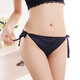 Sexy underwear, sexy, soft, lace-up, comfortable, seamless, multi-color women's underwear, seductive thong, black