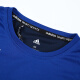 Adidas children's sportswear suit summer training suit badminton suit short-sleeved shorts AJ5255/AJ5285 women's blue and black suit 128