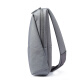 Xiaomi (MI) multifunctional urban casual chest bag men's shoulder bag crossbody bag can accommodate 7-inch tablet computer light gray