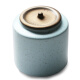 SUSHICERAMICS tea can classic matte rust tea set accessories (blue)