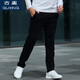 Gu Xing (GUXING) sweatpants men's autumn knitted trousers straight loose fitness jogging pants basketball pants youth casual sports pants AKLN1283 autumn black L/175