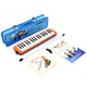 
Qimei QIMEI 36-key small fluorescent star teaching recommendation oral organ (orange and blue two-color, blowing instructions) cartoon bag