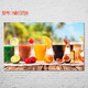 Jumengwu Obstgeschäft Gemüse und Obstmalerei moderne Plakatendekoration Malerei Obstladen Mural Restaurant Küche Wandaufkleber NB13754 50*30 cm