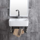 
Infan bathroom small hanging basin, small size mini wall hanging wash basin, wash basin, wash basin, bathroom wall hanging basin, G CP hanging basin, 4837 leucorrhea bracket + basin faucet