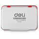 
Deli 9891 printing platform ink paste oil without staining office financial supplies metal shell red printing platform 9891 printing platform