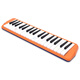 
Qimei QIMEI 36-key small fluorescent star teaching recommendation oral organ (orange and blue two-color, blowing instructions) cartoon bag