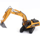 Berenjia static excavator model 1:50 engineering alloy simulation excavator toy excavator birthday gift gift box 1:50 alloy excavator