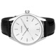 CK CalvinKlein watch FORMALITY series men's watch silver plate black belt quartz watch K4M211C6