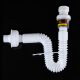 Submarine SQ-1 basin and wash basin anti-odor sewer pipe S-bend telescopic sewer pipe anti-insect and anti-odor