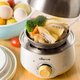 Bear egg cooker double layer mini intelligent timer 304 stainless steel egg steamer home breakfast artifact ZDQ-A07U1 double layer value model timer control with steaming bowl