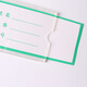 Box de foto transparente ACRYLIC ACRYLIC Mezcla Slot Slot Tarjeta de trabajo Post Oficina Palabra de pared Price Tag Boilet Promoción 687 10*27.5cm