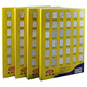 ELIFO A4 Papier 8-Gitter-Selbstkleber-Etikettpapier A4 Selbstklebender Druckpapier Selbstklebende Aufkleber Selbstkleber Papier 1283