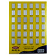 ELIFO A4 Papier 8-Gitter-Selbstkleber-Etikettpapier A4 Selbstklebender Druckpapier Selbstklebende Aufkleber Selbstkleber Papier 1283