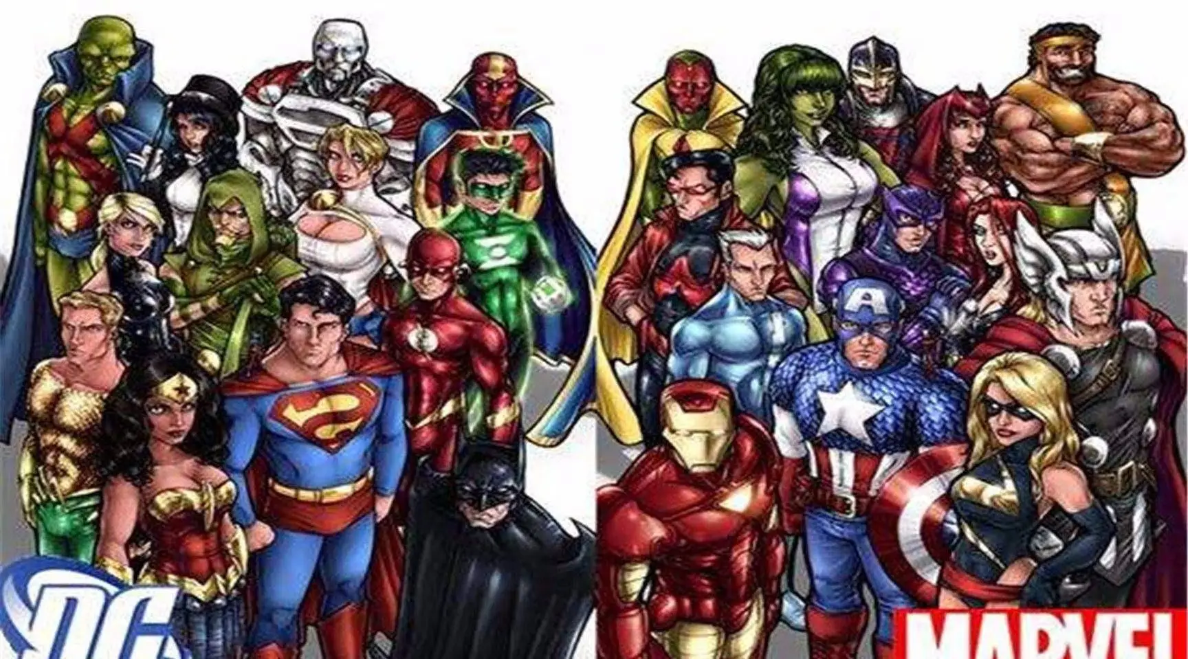 那些漫威与DC的“撞脸的英雄”，到底是谁抄谁？