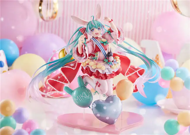 潮趣：初音未来 生日会2021 ~兔子娘~1/7手办 十分可爱了