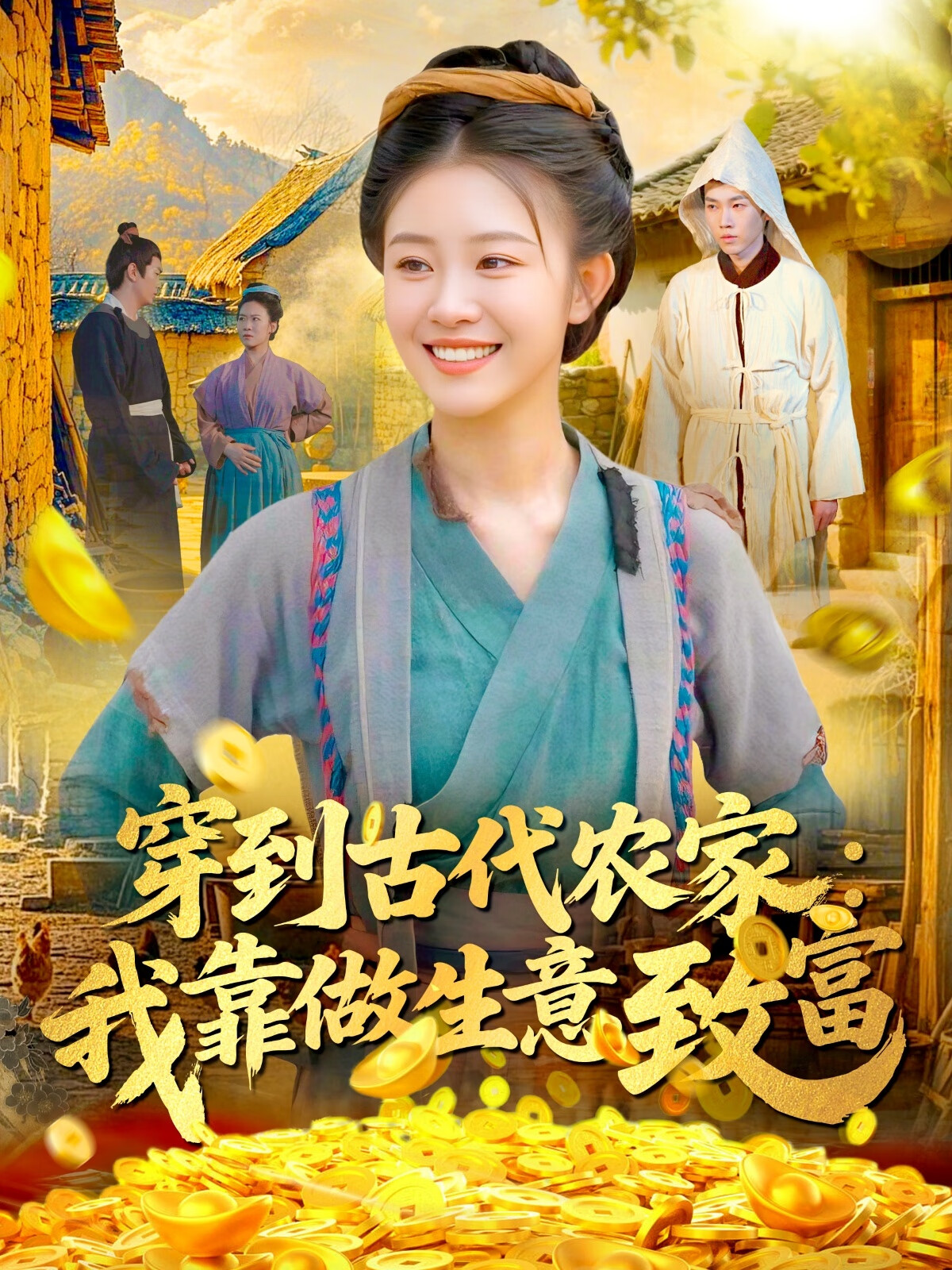 穿到古代农家我靠做生意致富封面图