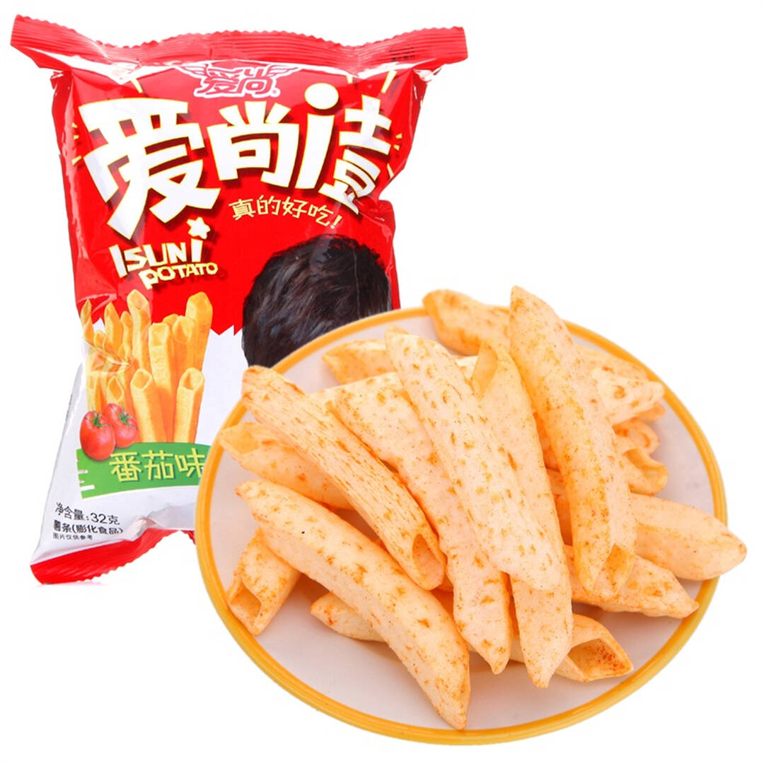 白菜价:爱尚 土豆 番茄味 32g/袋 不限购