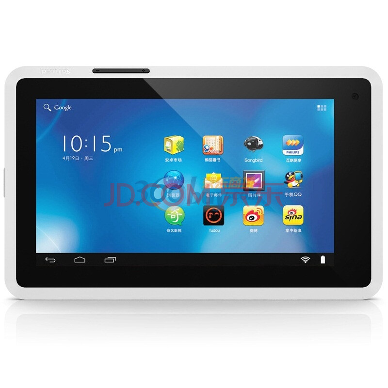 飞利浦(philips)pi3000w2/93 8g 7寸 安卓4.0平板电脑 白色