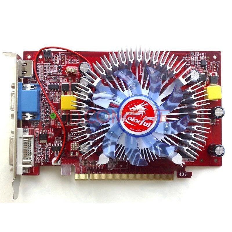 电脑配件 显卡 七彩虹 七彩虹逸彩9600gt-gd3 cf黄金版 tc 1g t12