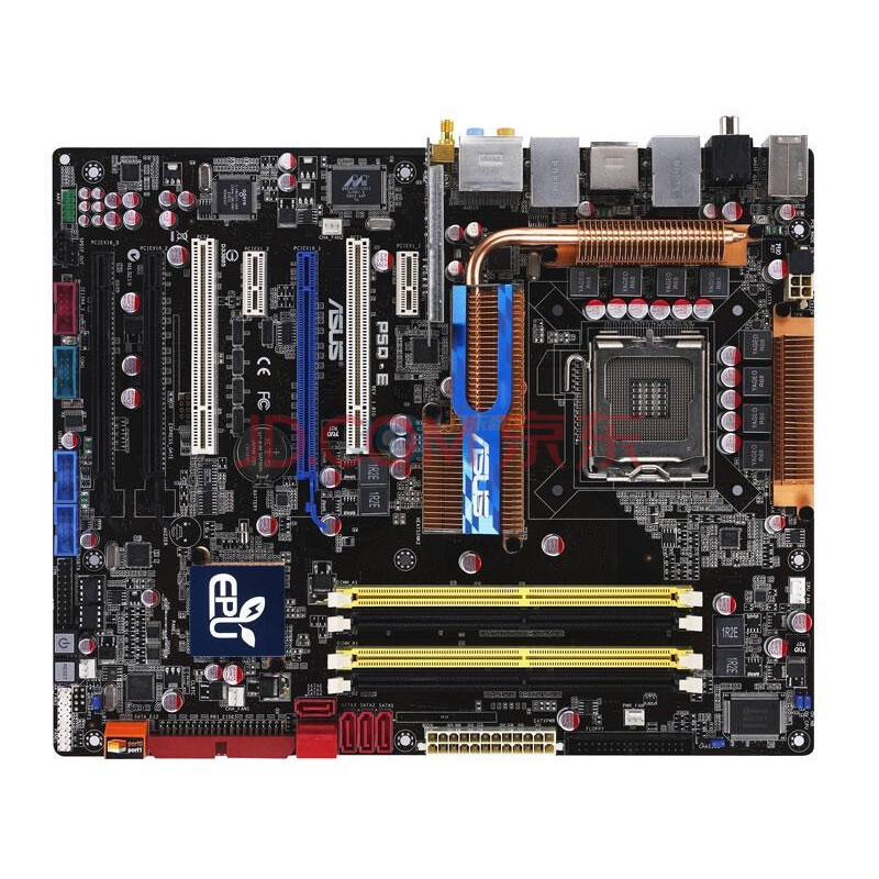华硕(asus)p5q-e/wifi-ap主板(intel p45/lga 775)
