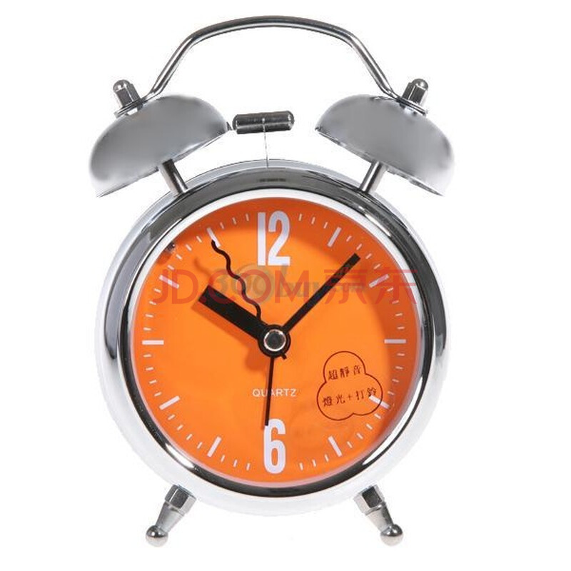返回商品页钟意轩不锈钢静音闹钟ad320 橘色!