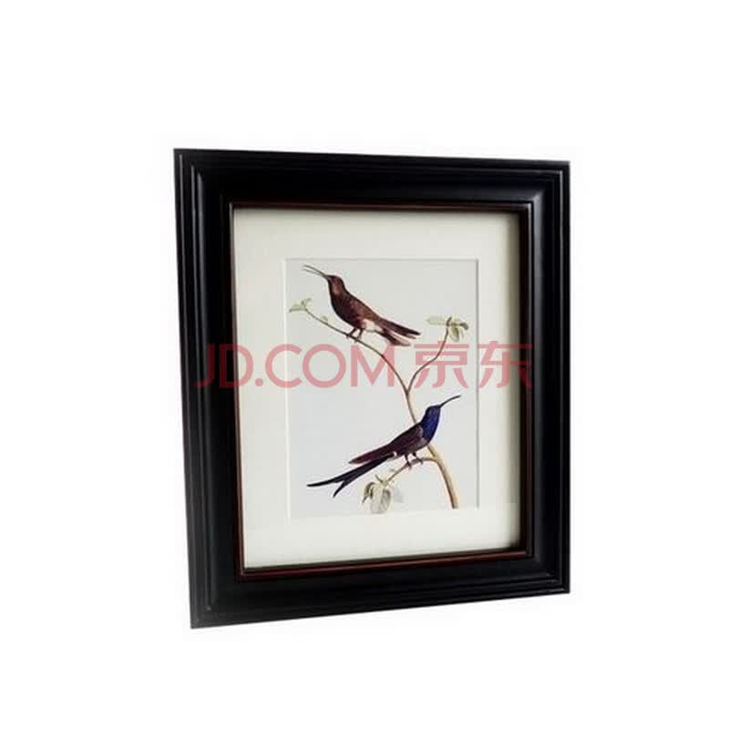 长物志 实木框树枝双鸟装饰画有框画 1幅价