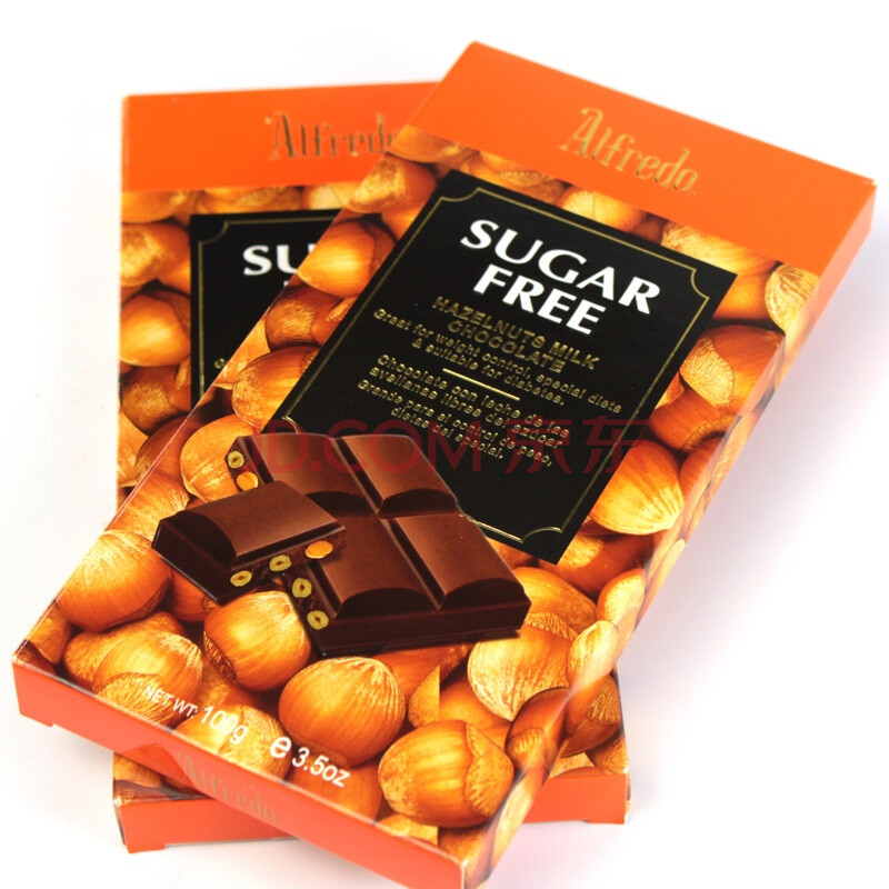 马来西亚进口alfredo爱芙牛奶巧克力(榛子)100g
