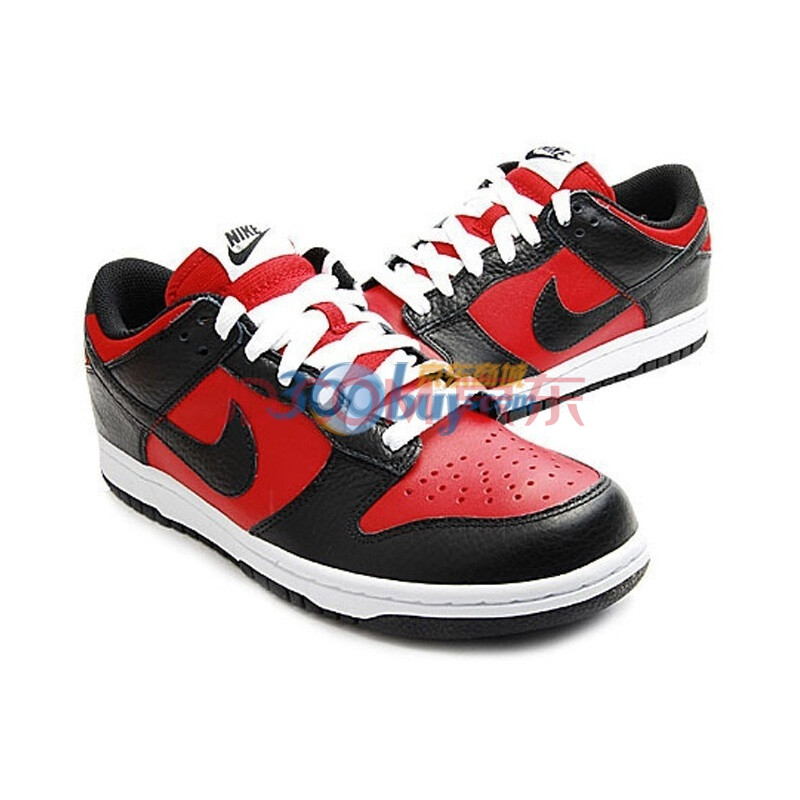 耐克/nike 男子黑红公牛色板鞋 dunk low lz 318019-601 黑红 43