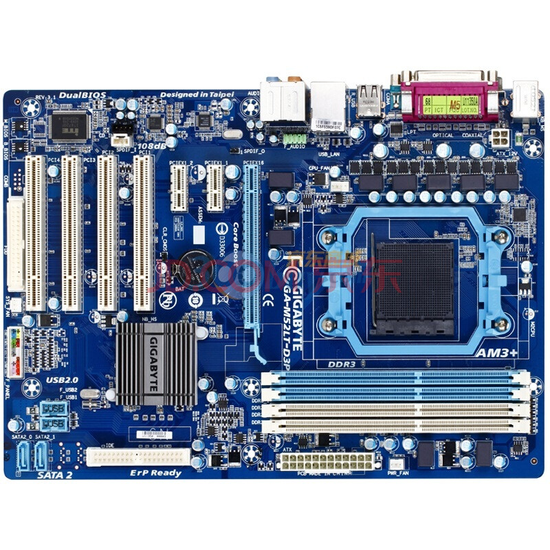 技嘉(gigabyte)ga-m52lt-d3p rev.3.