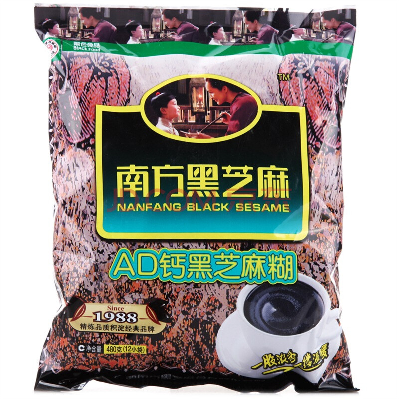 南方ad钙黑芝麻糊480g*2袋