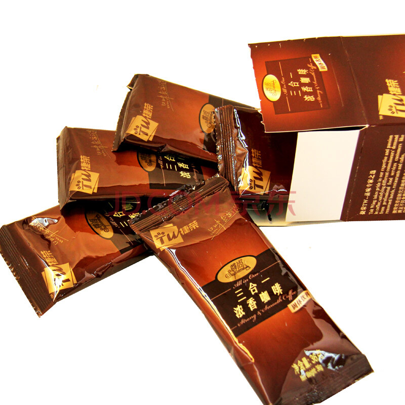 香港品牌 捷荣 尊尚 三合一 浓香咖啡 速溶咖啡粉 固体饮料 36g*5条*2