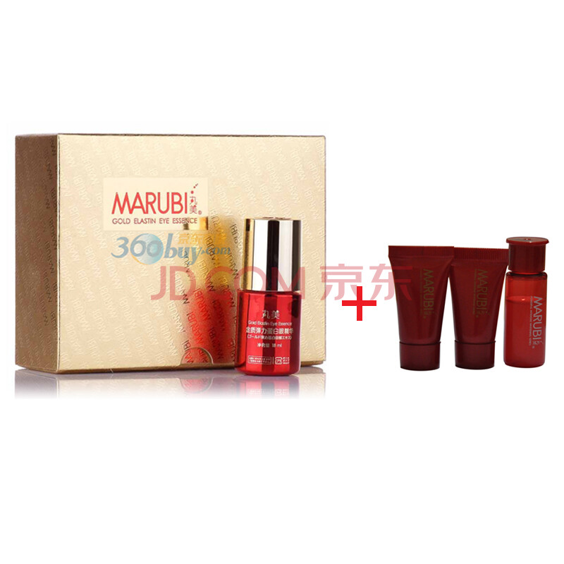 丸美marubi 金质弹力蛋白眼精华18ml 弹走鱼尾纹 补充皮肤胶原蛋白