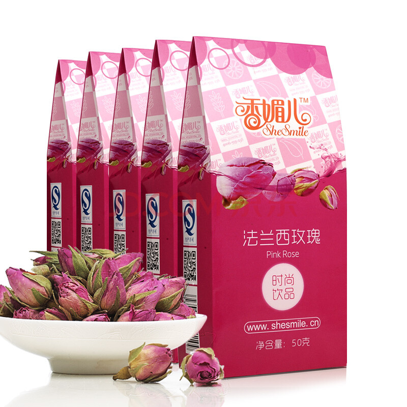 香媚儿 法兰西玫瑰花茶 50g×5袋装