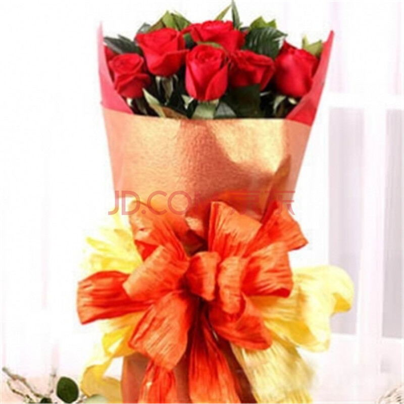 鲜花速递全国 红玫瑰18枝图片-京东商城