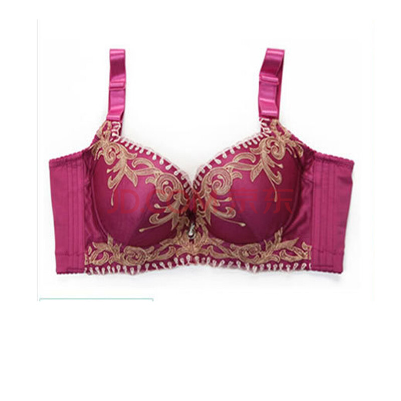 维妮2013春装新款按摩磁疗调整型内衣聚拢上托保健文胸 玫红 80c